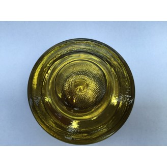 Punktowy element odblaskowy szklany fi100 Żółty 30szt
